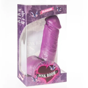 PINK ROOM - NAO REALISTYCZNE DILDO FIOLETOWE 16 CM